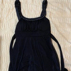 Large little black dress